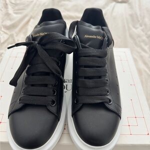 Alexander McQueen Black and White Men's Sneakers